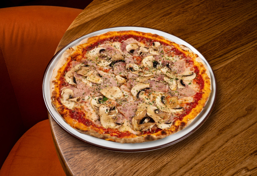 Ветчина и грибы