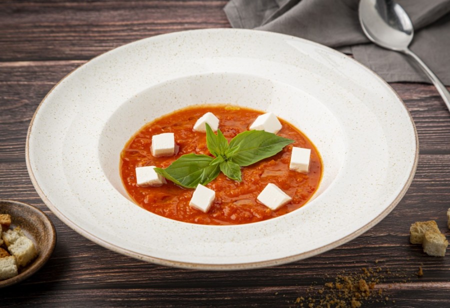 Летний томатный суп